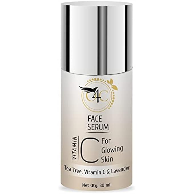 C4 VITAMIN C SKIN CARE FACIAL KIT CONSISTS OF VITAMIN C FACE WASH, VITAMIN C SERUM & DETAN FACE PACK FOR GLOWING SKIN-150 ML, 50 ML, 50 GM EACH - Image 3